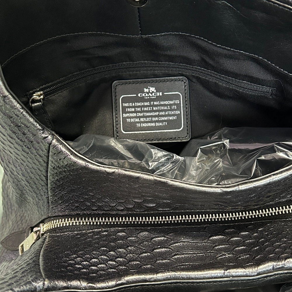 Coach Phoebe Textured Shoulder Bag - Picture 9 of 16